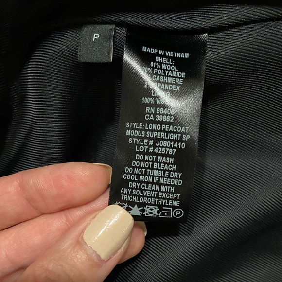 Theory “Long Peacoat”. - Picture 8 of 8